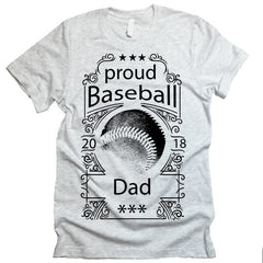 Proud Baseball Dad T-shirt