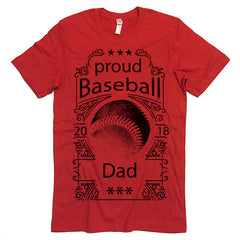 Proud Baseball Dad T-shirt