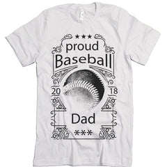 Proud Baseball Dad T-shirt