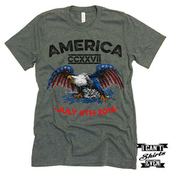 America Shirt. July 4th T shirt. Independence Day Unisex Tee.