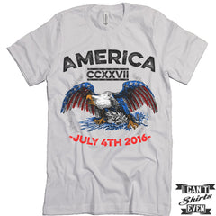 America Shirt. July 4th T shirt. Independence Day Unisex Tee.