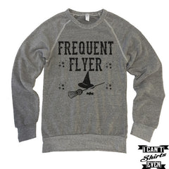 Frequent Flyer Halloween Shirt. Eco-Fleece Sweatshirt. Hocus Pocus. Unisex