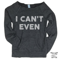 I Can't Even Off-The-Shoulder Sweater.