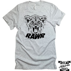 Lion Cub T-shirt. Rawr Tee. Lion Shirt. Pet lover shirt. Personalized Tee.