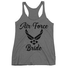 Air Force Bride Racerback Tank Top.