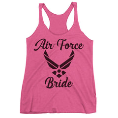 Air Force Bride Racerback Tank Top.