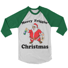Merry Friggin' Christmas Baseball Shirt