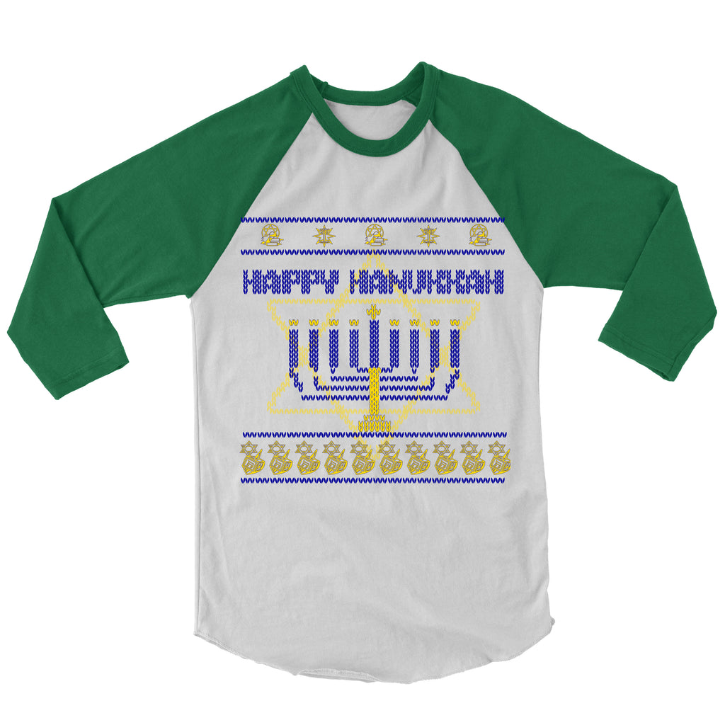 Happy Hanukkah Baseball Shirt