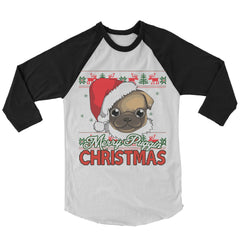 Merry Puggin' Christmas Baseball Shirt