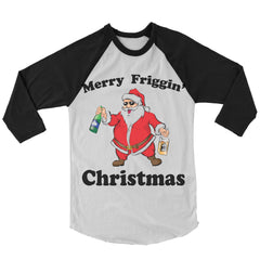 Merry Friggin' Christmas Baseball Shirt