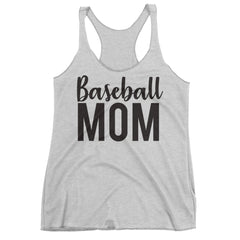 Baseball Mom Racerback Tank Top.