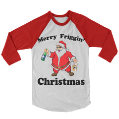 Merry Friggin' Christmas Baseball Shirt