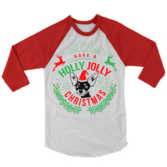 Holly Jolly Christmas Baseball Shirt.