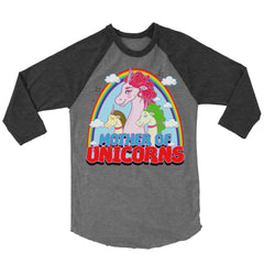Mother of Unicorns Baseball Shirt
