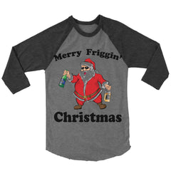 Merry Friggin' Christmas Baseball Shirt