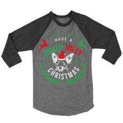 Holly Jolly Christmas Baseball Shirt.