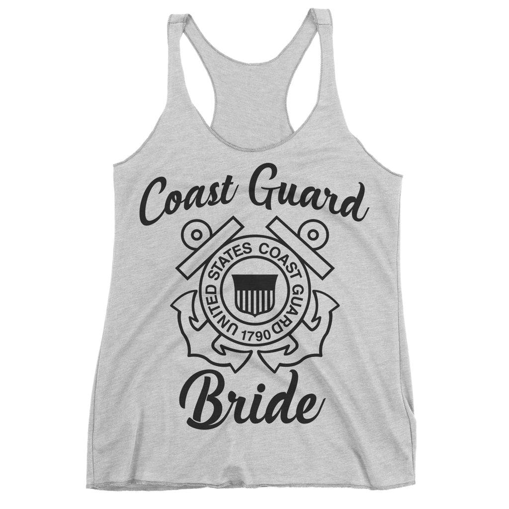 Coast Guard Bride Racerback Tank Top.