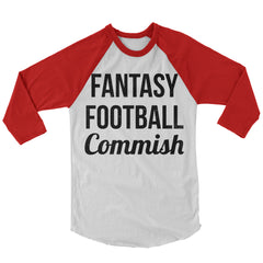 Fantasy Football Commish Baseball Shirt