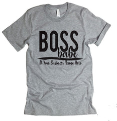 Custom Boss Babe Off The Shoulder Sweatshirt