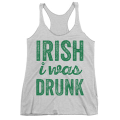 Irish I Was Drunk workout tank