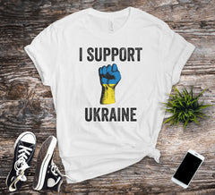 I Support Ukraine Shirt. No War T-shirt.