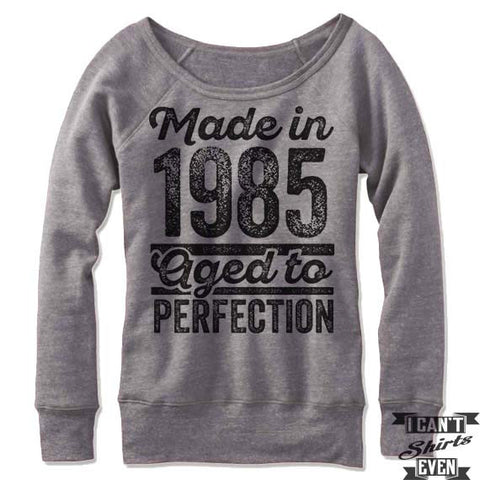 Birthday Girl Personalized Off Shoulder Sweater.