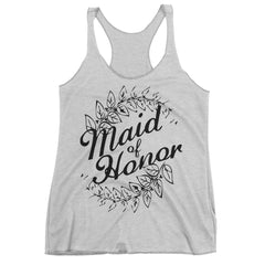 maid of honor racerback