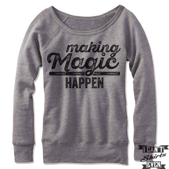 Making Magic Happen Off Shoulder Sweater.