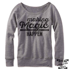 Making Magic Happen Off Shoulder Sweater.
