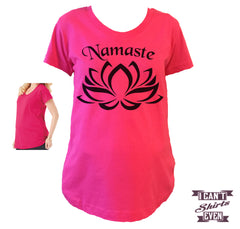 Namaste Maternity Shirt. Yoga Maternity Shirt. Yoga Mama.Pregnancy Tee. Pregnancy Shirt. Prego. T-shirt.