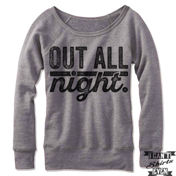 Out All Night Off Shoulder Sweater
