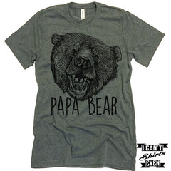 Papa Bear T-Shirt. Funny Shirt For Dad. Birthday. Dad To Be Gift. Bear Shirt.