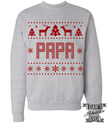 Papa Ugly Christmas Sweatshirt