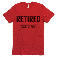Retired Est. 2018 T-shirt