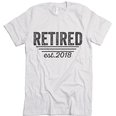 Retired Est. 2018 T-shirt