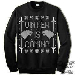 Ugly Christmas Sweater Winter Is Coming