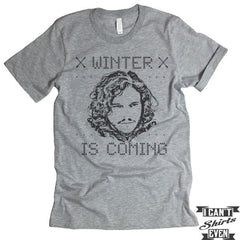 Winter Is Coming T shirt. Game Of Thrones Shirt. Unisex T-Shirt.