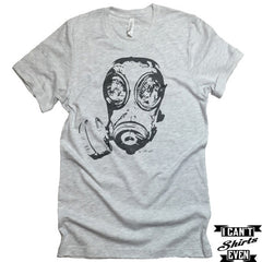 Gas Mask Unisex T-shirt. Crew Neck Tee. Shirt personalized gift.