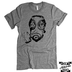 Gas Mask Unisex T-shirt. Crew Neck Tee. Shirt personalized gift.