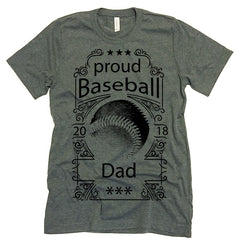 Proud Baseball Dad T-shirt