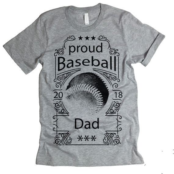 Proud Baseball Dad T-shirt