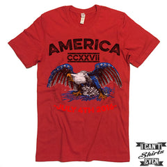 America Shirt. July 4th T shirt. Independence Day Unisex Tee.