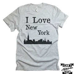 I Love New York T-shirt. NY Shirt. USA. Tee Shirt