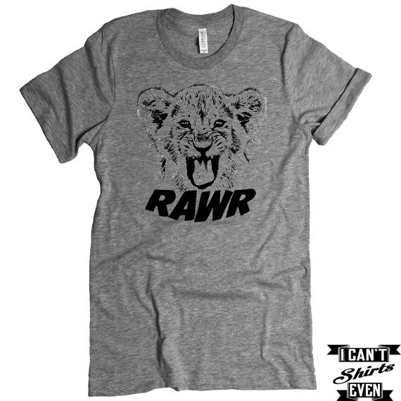 Lion Cub T-shirt. Rawr Tee. Lion Shirt. Pet lover shirt. Personalized Tee.