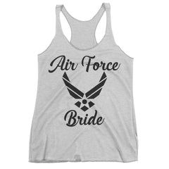 Air Force Bride Racerback Tank Top.