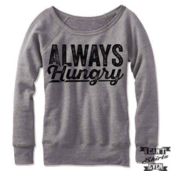 Always Hungry Off Shoulder Sweater
