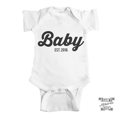 Baby Est. 2016 Baby Bodysuit