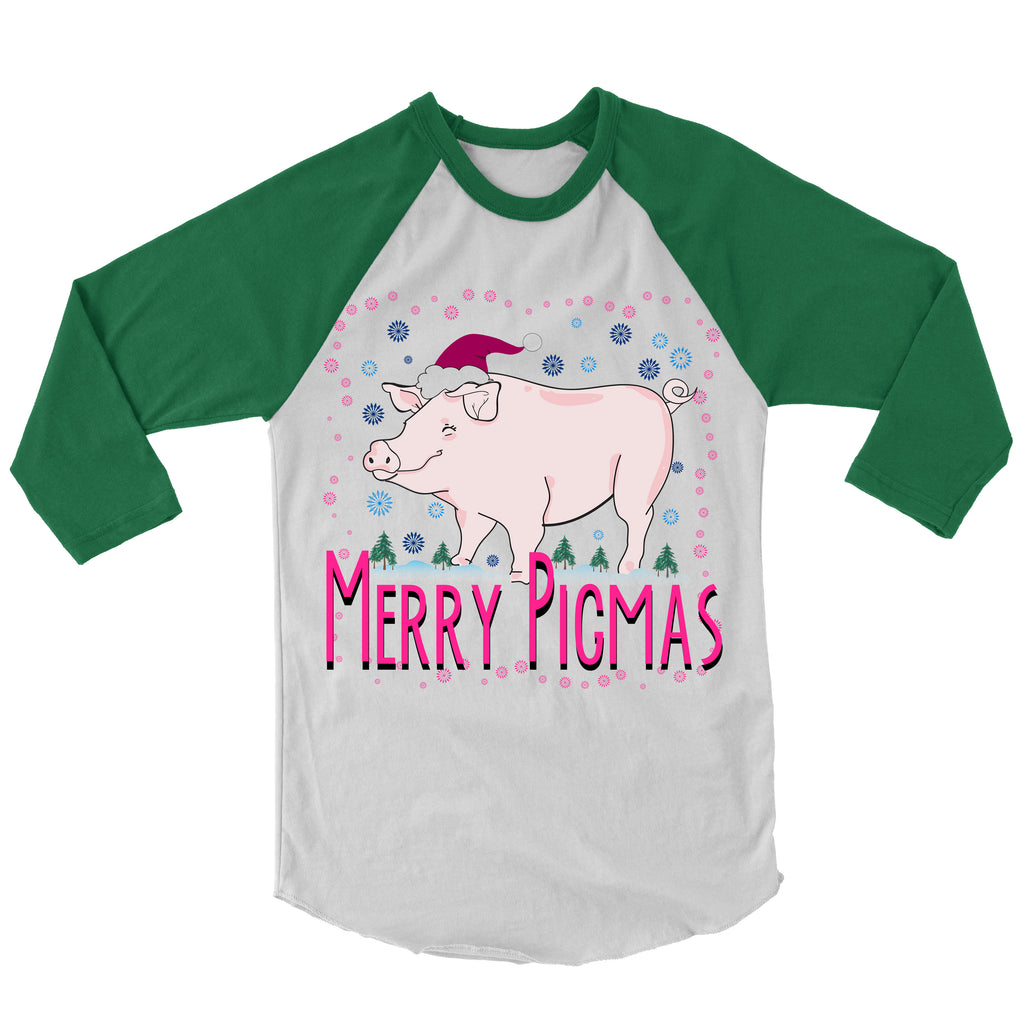 Merry Pigmas Baseball Shirt