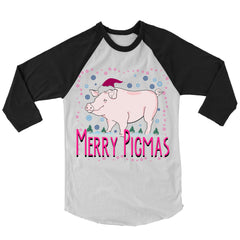 Merry Pigmas Baseball Shirt