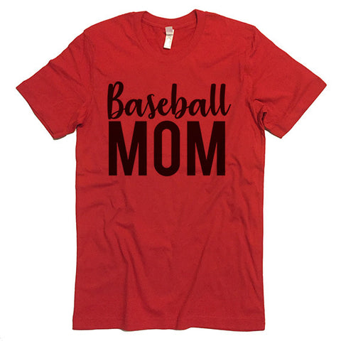 baseball mom tee